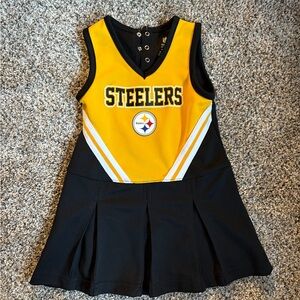 Steelers cheerleader dress- 4T